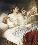 Anton Ebert Goodnight Story oil painting picture wholesale